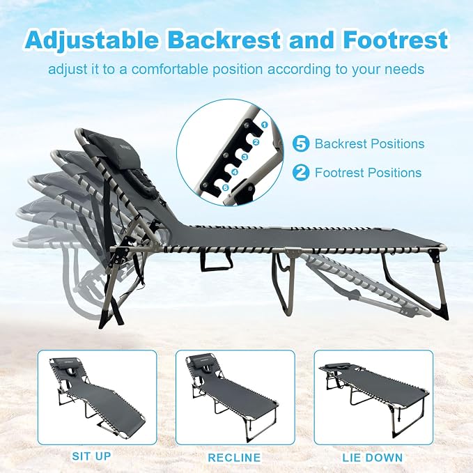 Backpack Sun Tanning Chair - Image 4