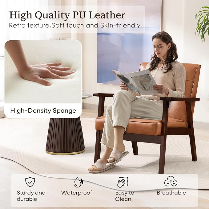 Bonzy Home Mid Century Modern Accent Chair Set of 2 - Image 3