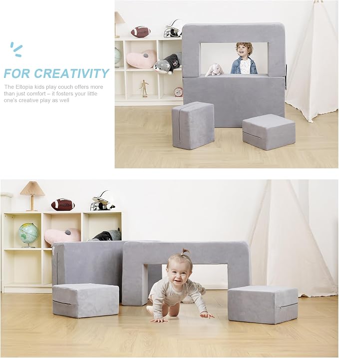 Elftopia Modular Kids Sofa, Toddler Couch Foam Armchair - Image 5