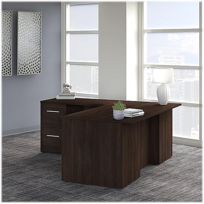 Bush Business Furniture Office 500 72W L Shaped Executive Desk - Image 2