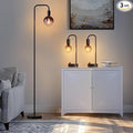 ONEWISH Industrial Lamp Set 3 Piece-1 Floor Lamp and 2 Dimmable Table Lamp- 3 by onewish