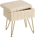 Greenstell Vanity Stool Chair Faux Fur by Greenstell