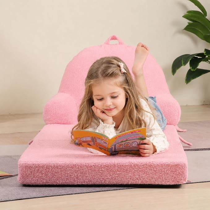 MOMCAYWEX Kids Sofa, Sherpa Couch - Image 9