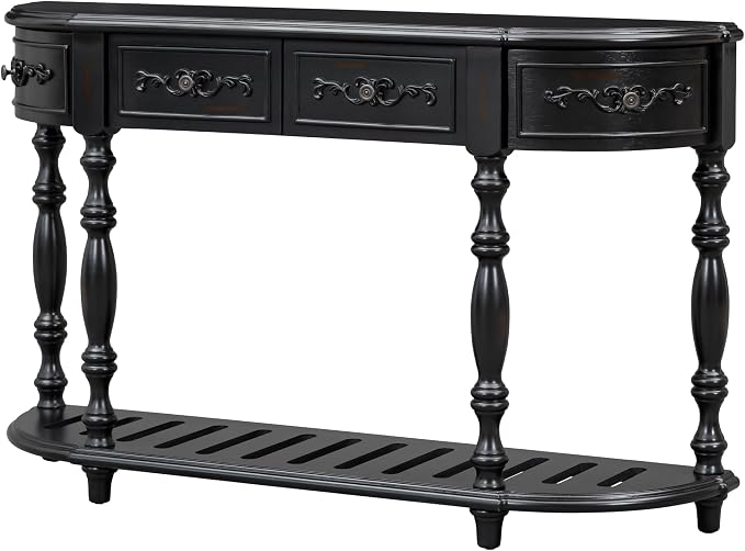 LUMISOL Half Moon Console Table - Image 4
