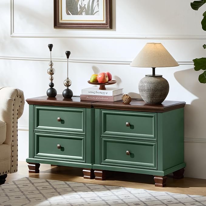 SAVOR LIFE Farmhouse Nightstand - Image 6