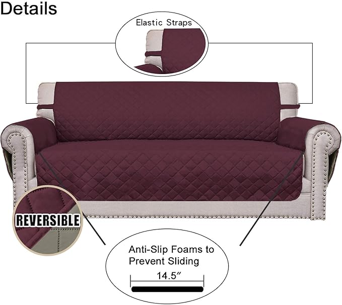 Easy-Going Reversible Oversized Couch Cover - Image 3