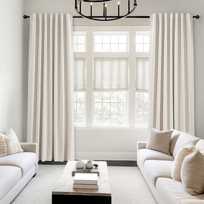 Ivory Birch 100% Blackout Curtains 96 Inches Long - Image 8