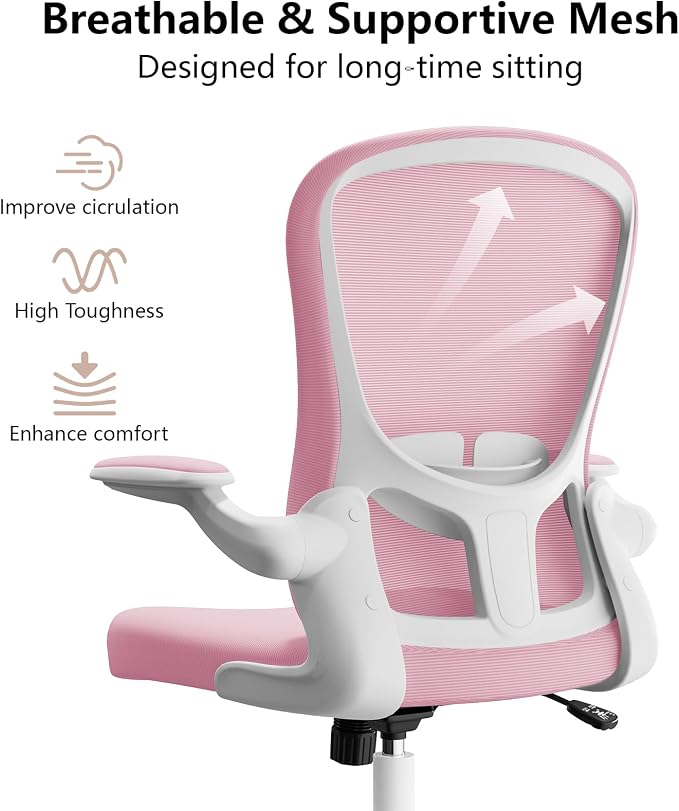 Ergonomic Office Chair, Comfort Swivel Home Office Task Chair, Breathable Mesh - Image 4