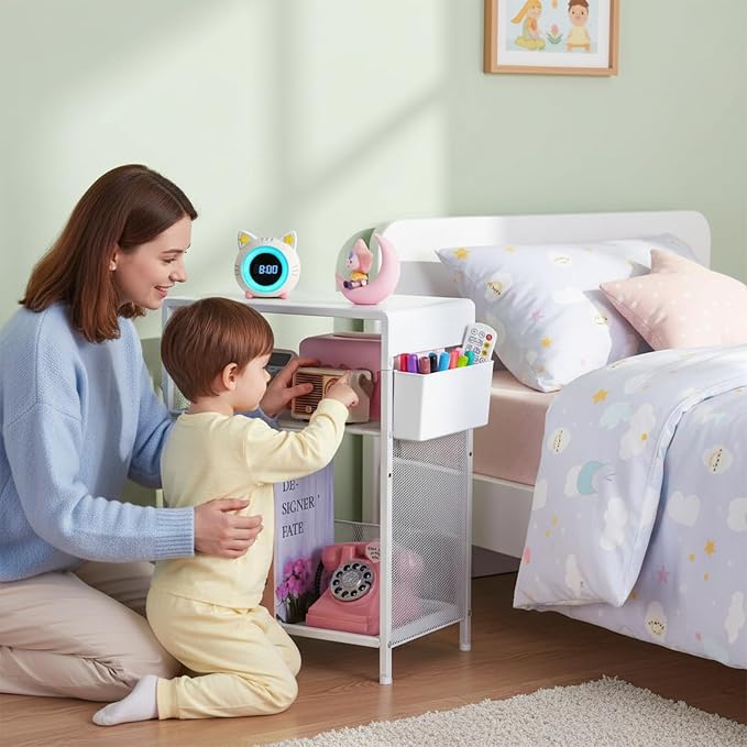 ECOLOVI Kids Nightstand 19in High - Image 8