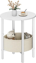 Vagusicc Round Side Table End Table by Vagusicc