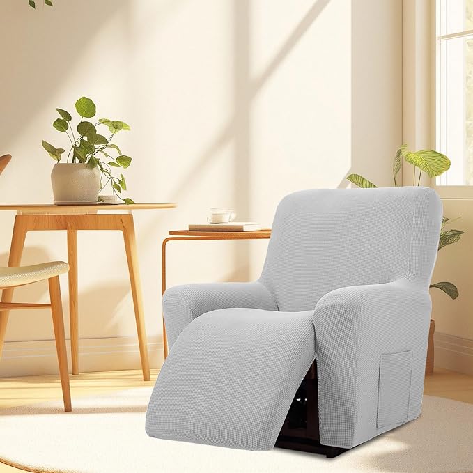 Cupuamon Recliner Chair Covers, Lazy Boy Recliner Covers Stretch Reclining - Image 7