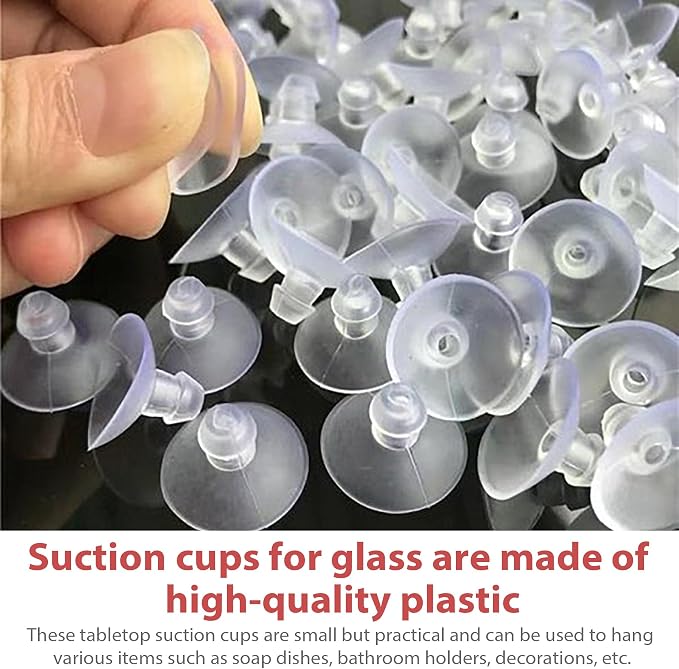 20-Pack Transparent Anti-Collision Suction Cups, 30mm/0.7" Mark-Free Design - Image 5