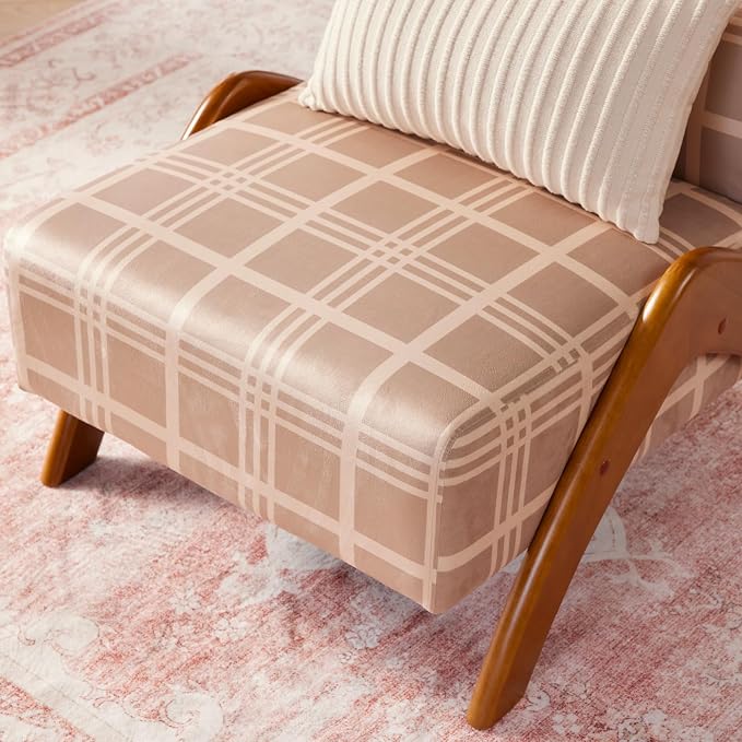 Oversized Accent Chair, upholstered armless mid Century Modern Living Room Chair - Image 7