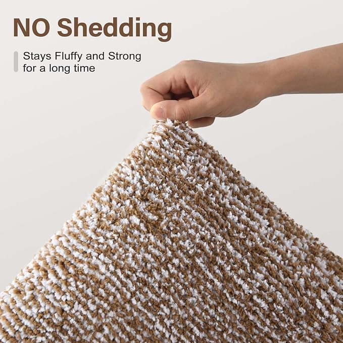 60x24 Long Bathroom Rugs Washable Non Slip, Coffee Bath Mat - Image 8