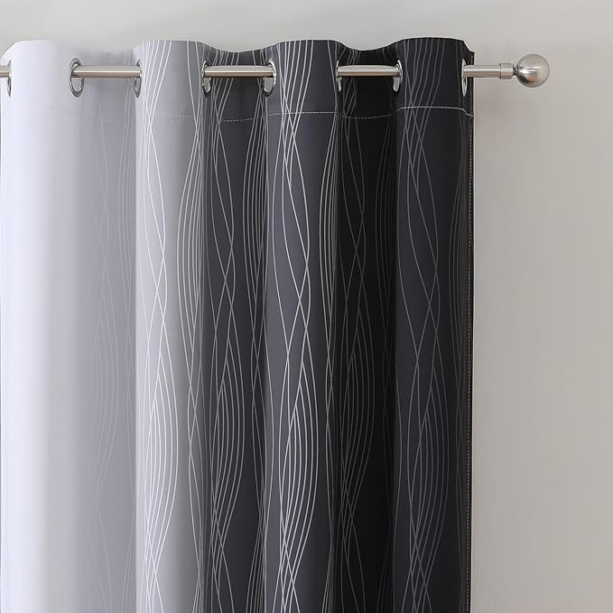 Estelar Textiler Full Room Darkening Blackout Curtains 72 Inch Length 2 Panels - Image 4