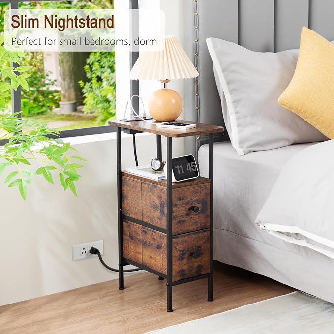 LOAKEKEL Narrow End Table Living Room - Image 2