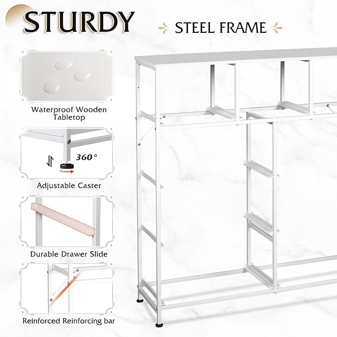 WLIVE 9-Drawer Dresser, Fabric Storage Tower - Image 7