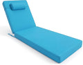 Chaise Lounge Cushion for Outdoor Furniture, Waterproof, Fade-Resistant and by Unknown