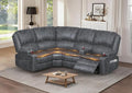 Yolsali Manual Reclining Sectional Sofa Set, 4 Seats Soft Dutch Velvet Recliner by SavortheHappyMoments