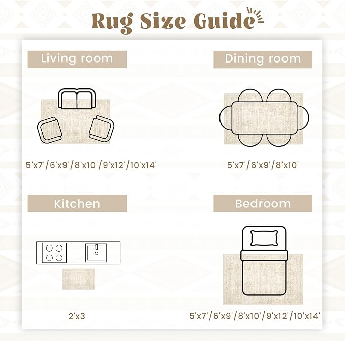 Washable Area Rug 5x7: Moroccan Rug - Image 8