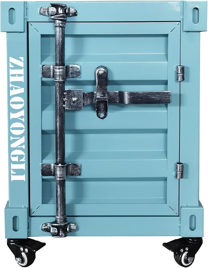 ZHAOYONGLI-End Tables Industrial Nightstand Table, New by ZHAOYONGLI-EndTables