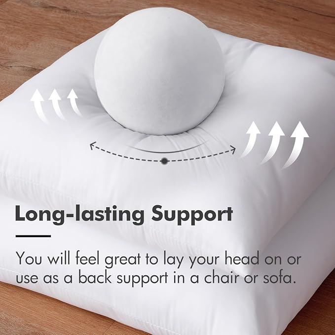 MIULEE Throw Pillow Insert Premium Pillow Stuffer Sham Rectangle Form - Image 2