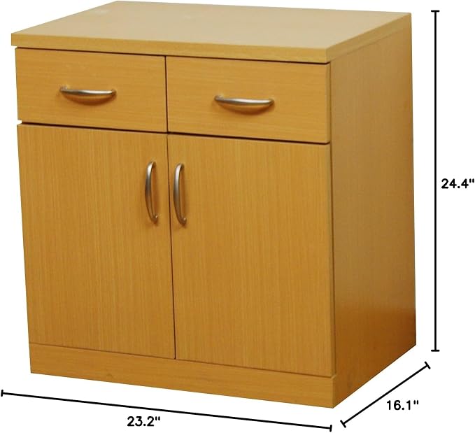 Lifestyle Shop BMF-042NA Combination Living Board Chest & Cabinet Light Brown - Image 7