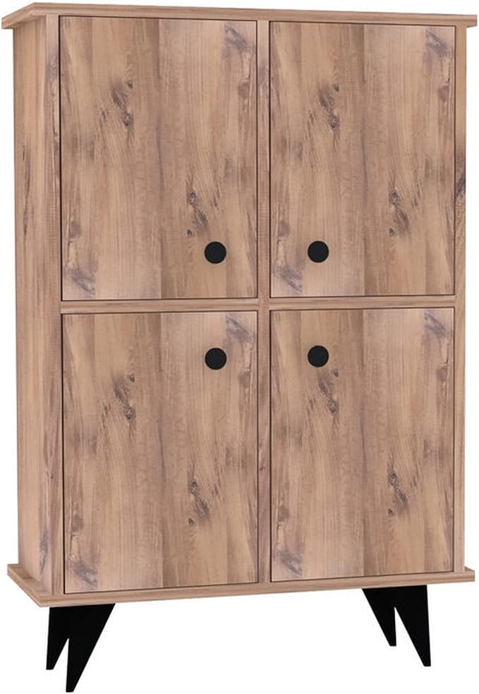 Multi-Purpose Furniture, 100% Melamine veneered chipboard, Atlantic Pine Colour - Image 3