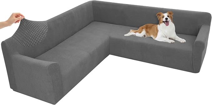 Arfntevss Stretch Sectional Couch Covers L Shaped Corner Sectional Sofa Cover by Arfntevss
