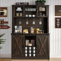 4ever2buy Farmhouse Coffee Bar Cabinet by 4ever2buy