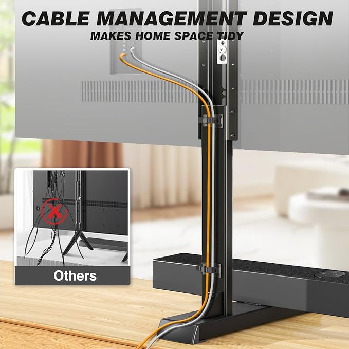 5Rcom Table Top TV Stand, Universal TV Stand - Image 7