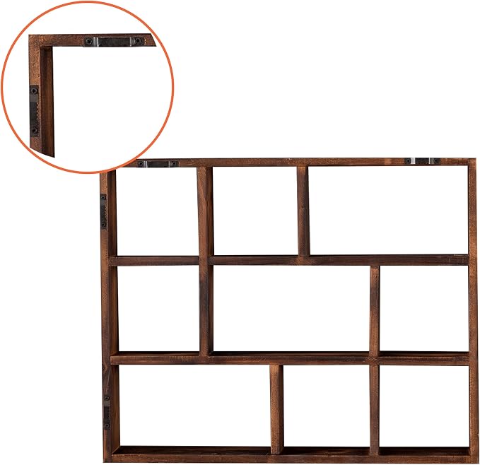 SOFE Small Brown Wood Shadow Box - Image 3