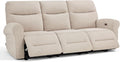 MCombo 87.8" Wall Hugger Power Reclining Sofa, 3-Seat Triple Recliner Couch by MCombo