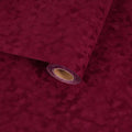 Dark Red Self Adhesive Velvet Flocking Liner, Soft Fabric Contact Paper by VaryFloral