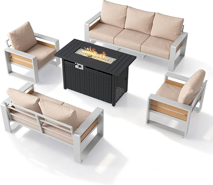 Aoxun Aluminum Patio Furniture Set - Image 3