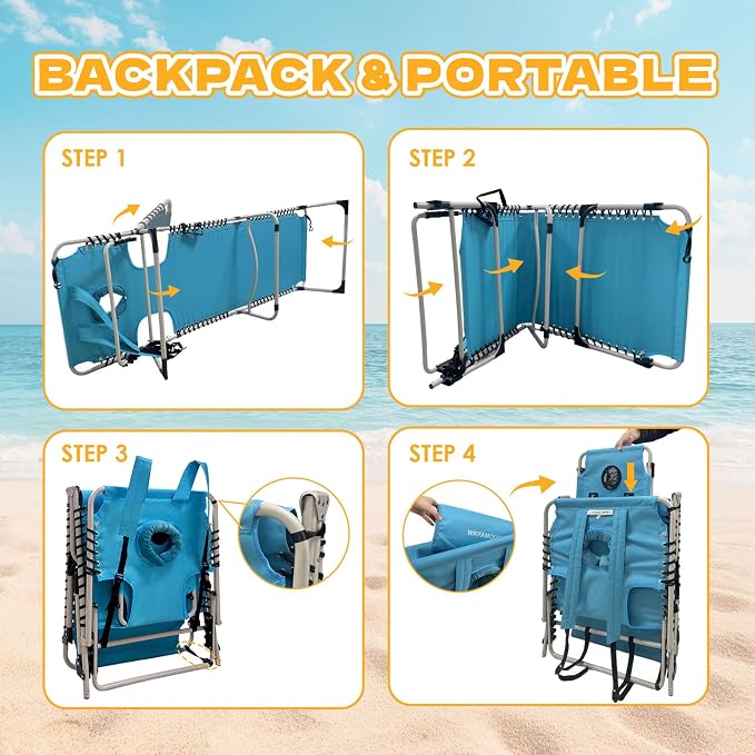 Backpack Sun Tanning Chair - Image 8