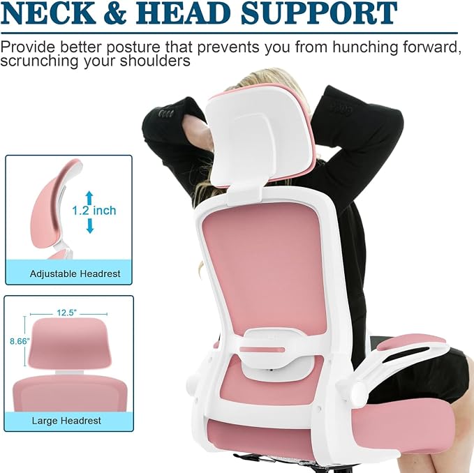 Mimoglad Office Chair, High Back Ergonomic Desk Chair - Image 5