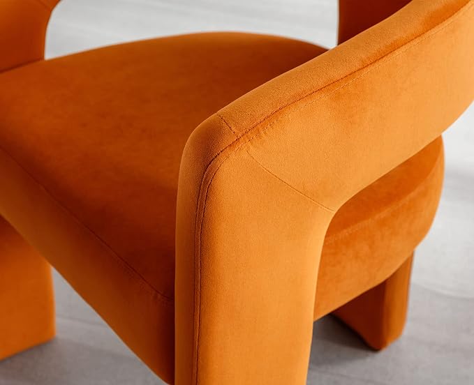 VESCASA Velvet Barrel Dining Chair - Image 9