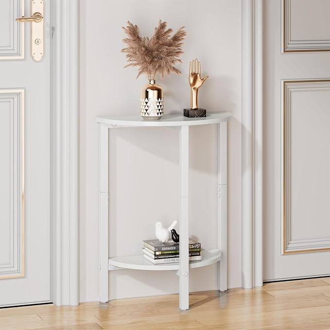 Vagusicc Side Table, Small Round End Table, Circle Table Small Round Coffee - Image 2