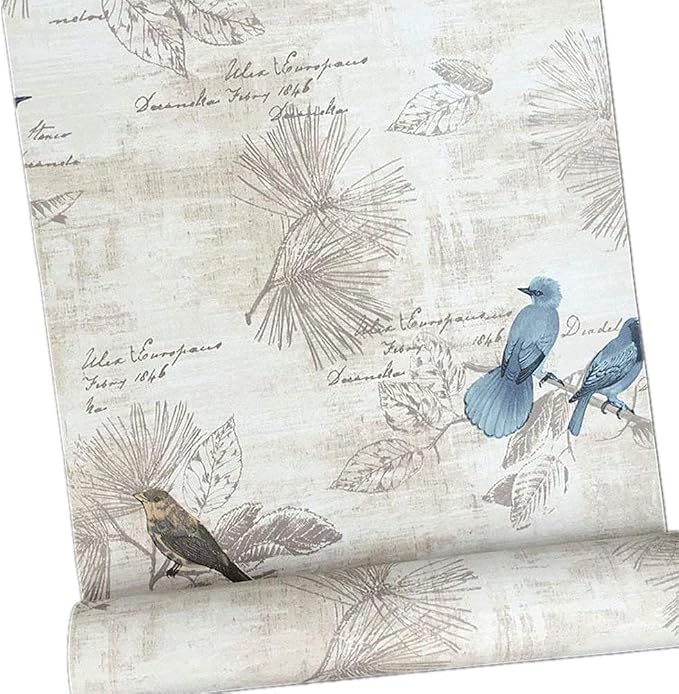 Vintage Floral Self Adhesive Wall Paper Shelf Liner Funitures Dresser Drawer - Image 5