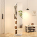 WoodsWhisper Full Length Mirror Coat Rack Solid Wood Floor Mirror 66"x12" Full by Unknown