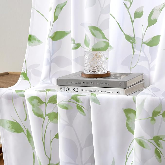 HOMEIDEAS Kitchen Curtains, Short Non-See-Through Privacy 30X24 Inch Length - Image 5