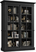 QUW Modern 65" Tall Display Cabinet, Farmhouse Curio Cabinets by QUW