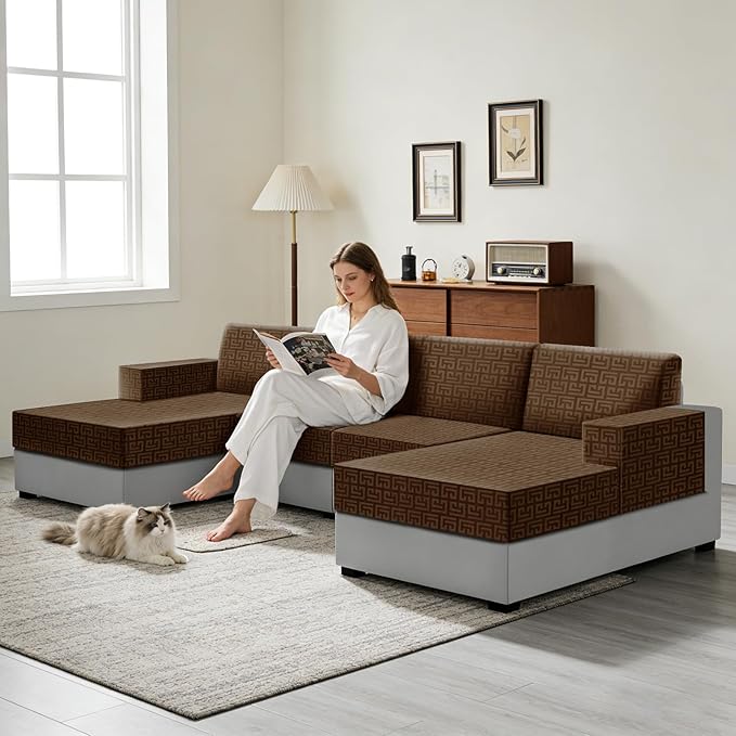 UNBBRRL Stretch Couch Backrest Cushion Cover - Image 6
