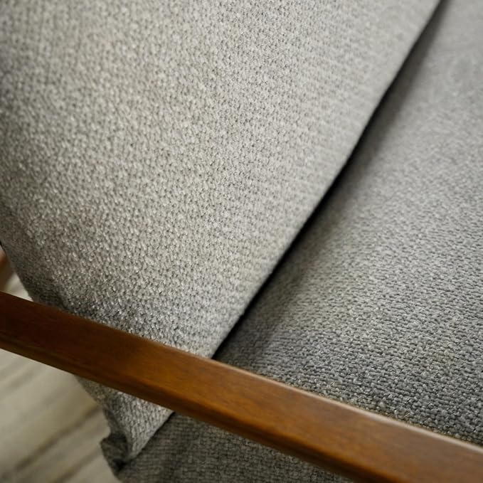 Grain Wood Furniture Solid Wood Mid Century Lounge Chair - Image 4
