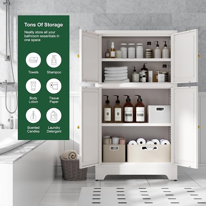 Bevivog Metal Locker Storage Cabinet, Home Accent Cabinets - Image 6