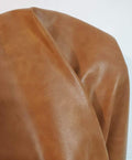 NAT Leathers | Tan Cognac Soft Faux Vegan Leather PU | 4 Yards Cut by the Yard by NATLeathers