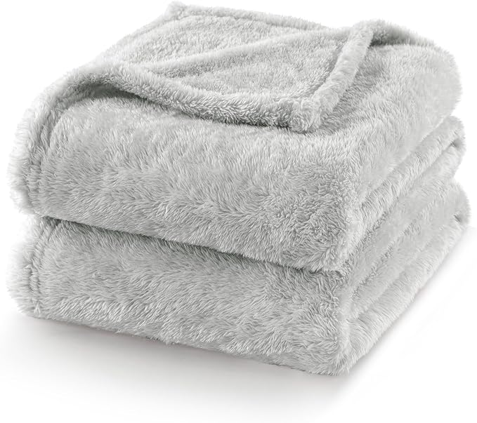 Exclusivo Mezcla Plush Fuzzy Fleece Bed Blanket Twin Size, Super Soft, Fluffy - Image 7