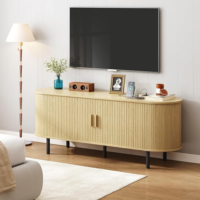ONBRILL 55" TV Stand with Power Outlet - Image 4
