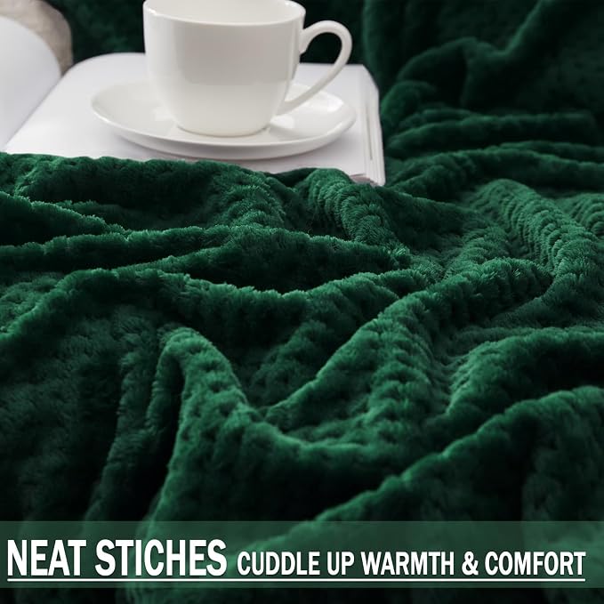 Exclusivo Mezcla Fleece Bed Blanket Queen Size, Super Soft and Warm Blankets - Image 6